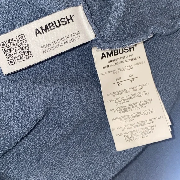 Ambush New Mulitcord Crewneck NWOT - Picture 7 of 12